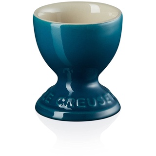 Le Creuset Steinzeug Eierbecher mit Stand-Fuß, 9 g, 5.3 x 5.3 x 5.9 cm, Deep Teal