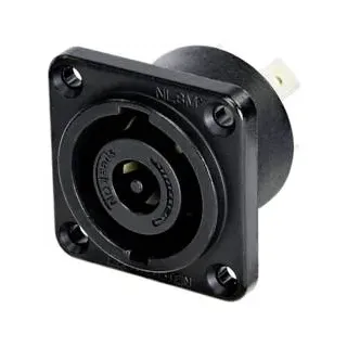 Neutrik NLT8FX-BAG Lautsprecher-Steckverbinder Flanschbuchse, Kontakte gerade Polzahl: 8 Schwarz