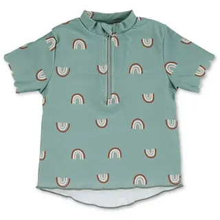 Sterntaler Kurzarm-Schwimmshirt Regenbogen grün | Gr.: 80