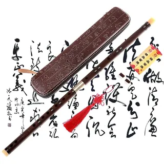 Professionelle Flöte Dizi, NICOSHINE Chinesisches Instrument im Alter von Palisander Dizi G Key
