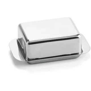 Weis Butterdose Für 125g Butter 12,5x7,5x4,5cm Edelstahl,