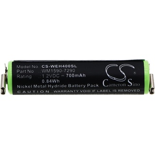 TCTK Akkus 700mAh Kompatibel mit [Wella] Bella, Contura HS40, Contura HS60, HS61, Chromini, Super Ersetzt WM1590-7290