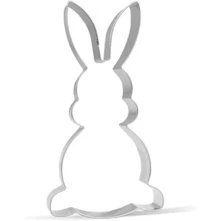 luxuskollektion Ausstechform Osterhase Edelstahl 12,7 cm robust spülmaschinenfest