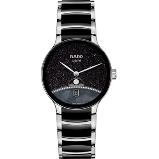 Rado Centrix Moonphase Quartz Limited Edition" "1001 Nacht" R30234762" - 29 Diamanten - 0.03100 Karat,schwarz,Edelstahl - 35mm