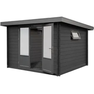 Wolff Finnhaus WPC Trend D 3,4 x 3,32 x 2,21 m grau
