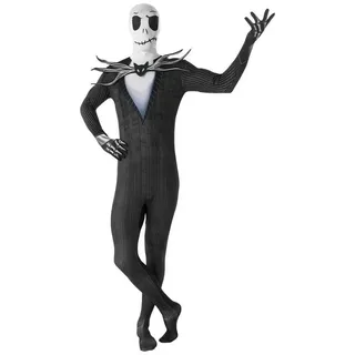 Rubie ́s Kostüm Nightmare Before Christmas Jack Halloween Kostüm, Original lizenziertes Kostüm aus Tim Burtons Klassiker 'Nightmare Bef schwarz XL
