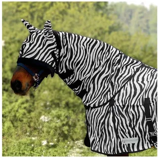 Waldhausen Ekzemerdecke Fliegenhalsdecke Pony Zebra Schwarz/Weiß
