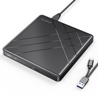 ORICO 50GB Externes Blu-ray Laufwerke, USB 3.0 Typ-C BD/DVD Laufwerk, Laufwerk für Laptop,Desktop,MacBook,Win11/10/8/7/XP, Linux,Mac OS,Vista(BRU3-01)