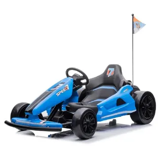 ES-Toys e-Gokart mit 24V und Driftfunktion Blau (24V7A)