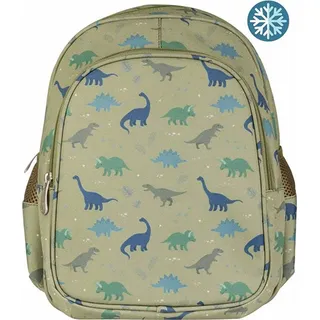 A Little Lovely Company Rucksack 16L Dinosaurier Hellgrün