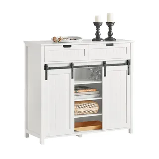 SoBuy Küchenschrank 104 x 93 x 35 cm Schubladen / weiß