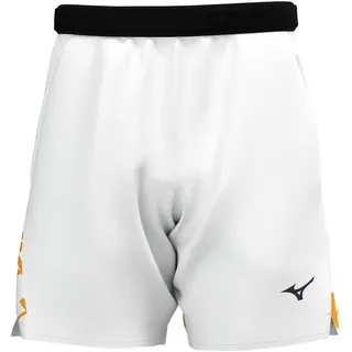Herren Shorts Mizuno  Daybreakers 8 Inches Amplify Short M White Citrus M - Weiß - M