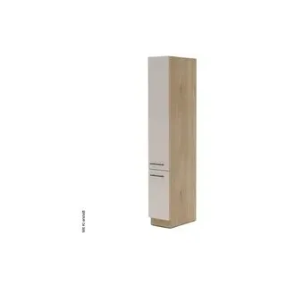 Apothekerschrank Cashmere B/H/T: ca. 30x200x57 cm - Cashmere, creme, schwarz