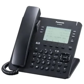 Panasonic KX-NT630 Telefon, Rufnummernanzeige, Freisprechfunktion, Ethernet - Schwarz