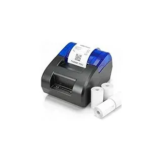 58MM Thermodrucker, Quittungs-Thermodrucker, 4-Rollen-Thermopapier, Restaurant-Küchendrucker, USB-Serie, Ethernet-Schnittstelle, geeignet für iOS/Windows/Linux