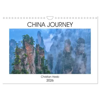 Calvendo China Journey (Wandkalender 2026 DIN A4 quer), CALVENDO Monatskalender