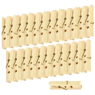 BestLivings Wäscheklammern Bambus 6 cm 48 Stück,