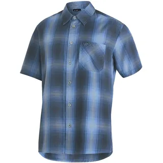 Maier Sports Kurzarmhemd Blau 58