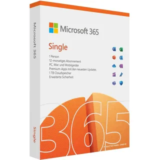 Office 365 Single - PC/Mac/Mobilgeräte | Windows Office-Paket