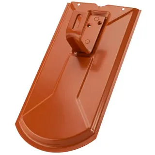 Lehmann Modulhalter Biber, ziegelrot Metalldachziegel – 0% MwSt. (gem. § 12 Abs. 3 UStG)