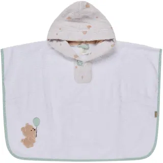 Sterntaler Poncho Bär Bo, in weiß | Gr.: onesize