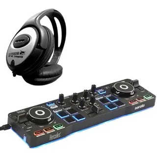 Hercules Dj Control Starlight mit Kopfhörer,