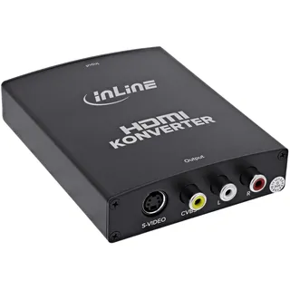 InLine HDMI zu Composite/S-Video, mit Audio,