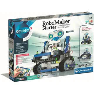 Galileo Robotics – Coding Lab RoboMaker Starter, edukatives Robotik-Labor, elektronisches Lernspiel zum Programmieren, Spielzeug für Kinder ab 8 Jahren von Clementoni 59122