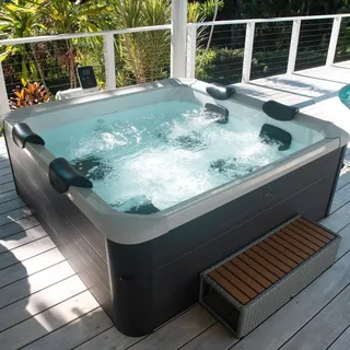 MSPA Whirlpool Oslo 160 x 160 x 65 cm Anthrazit/Weiß