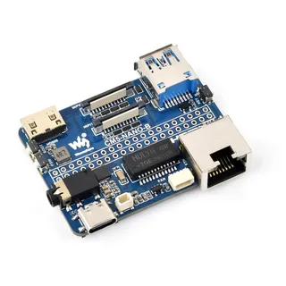 Waveshare Nano Base Board (B) for Raspberry Pi Compute Module 5, Same Size As The CM5