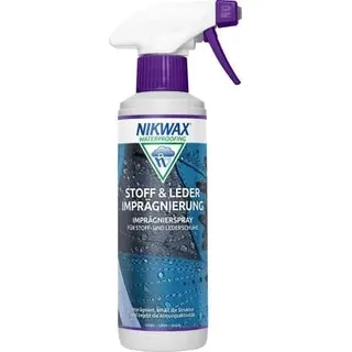 Nikwax Stoff Leder Imprägnierung Spray, transparent, 300 ml, 302290000