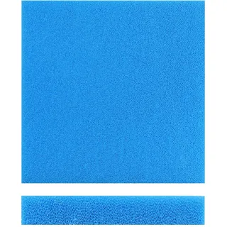 Wiltec Filtermatte Schaumstoff 50 x 50 x 5 cm grobe Porung 10 ppi für Teichfilter Aquarienfilter Aquarium Filter Außenfilter Wasser