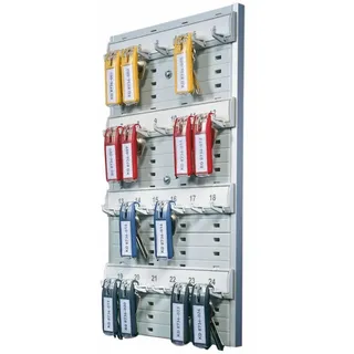 Durable Schlüsselbrett mit 24 - 1956 195610 Anzahl Haken 24 Silber