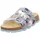 Fussbettpantoffel Lila/Mehrfarbig 24