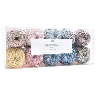 Rico Design Häkelwolle Set Spray Weiß 57,5 m 10 St.