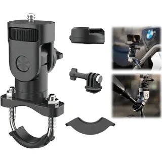 Honbobo Fahrrad/Motorrad Mount für GoPro 13 12/DJI Osmo Action 5 Pro/Insta360 X5/DJI Osmo Pocket 3/Insta360 Ace Pro 2/Insta360 GO 3S/DJI Osmo Action 4/Insta360 X4/X3 Action Kamera U-Bolt Halterung