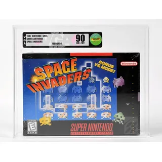 Nintendo SNES,Space Invaders,VGA Gold 90 NM+/MT