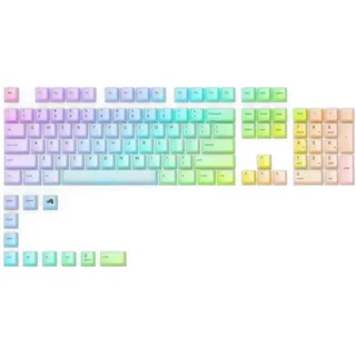 Glorious PC Gaming Race GLORIOUS Gaming 115x Polychroma RGB Keycaps - lichtdurchlässig für max. RGB, Cherry-Profil, äußerst strapierfähiges Polycarbonat, Originalschrift - Amerikanische QWERTY-Belegung