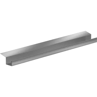 Piccolo Kastenrinne 70 mm NW 70 mm, 2 m, Aluminium natur, Kastenform