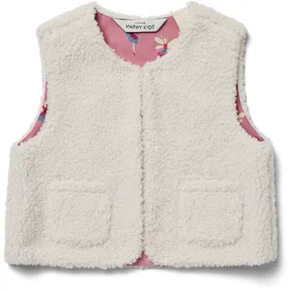 Tchibo - Kinder-Teddyweste - Baby - Gr. 86/92 - creme