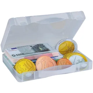 Euro-Rechengeld im Plastiketui