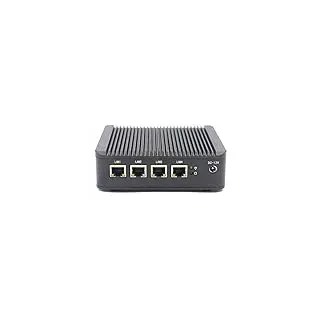 HSIPC N5000/J4125 Quad Core Firewall Micro Appliance, Mini PC, Nano PC, Router PC with 8G RAM 128G SSD, 4 RJ45 1GBE Port AES-NI Compatible with pfsense opnsense...