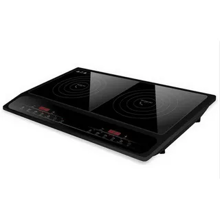 Michelino Doppel Induktionskochplatte Doppel Kochplatte Koch Feld Kochfeld Induktion 2000 + 1500 Watt
