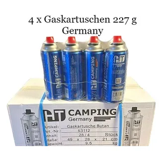4 Gaskartuschen Butane Gas Campinggas Campingkocher 227 g  " WINTER ANGEBOT "