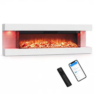 Costway Elektrokamin 1500W Weiß