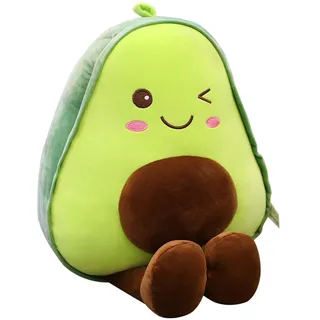 LGWJHCY Avocado Puppe, Avocado Wurfkissen Plüschtier, Kawaii Frucht Plüschtie, PlüschKissen Für Schlafzimmer Wohnzimmer, Schönes Geschenk für Kinder.
