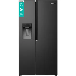 Gorenje NRS917C61BX Side-by-Side (528 l, 1786 mm hoch, Schwarz)