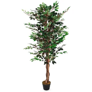 Spetebo Deko Pflanze 160 cm - Modell: Ficus
