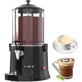 YUEWO 10L Kakaodispenser Heiße Schokolade Maschine Kommerzieller Getränkewärmer zum Erhitzen von Schokolade, Kaffee, Milchtee und Milch, 400 W