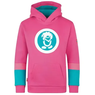 TROLLKIDS Troll Xt Kapuzenpullover - Bright Berry / Dark Turquoise / Light Magenta - 140 cm